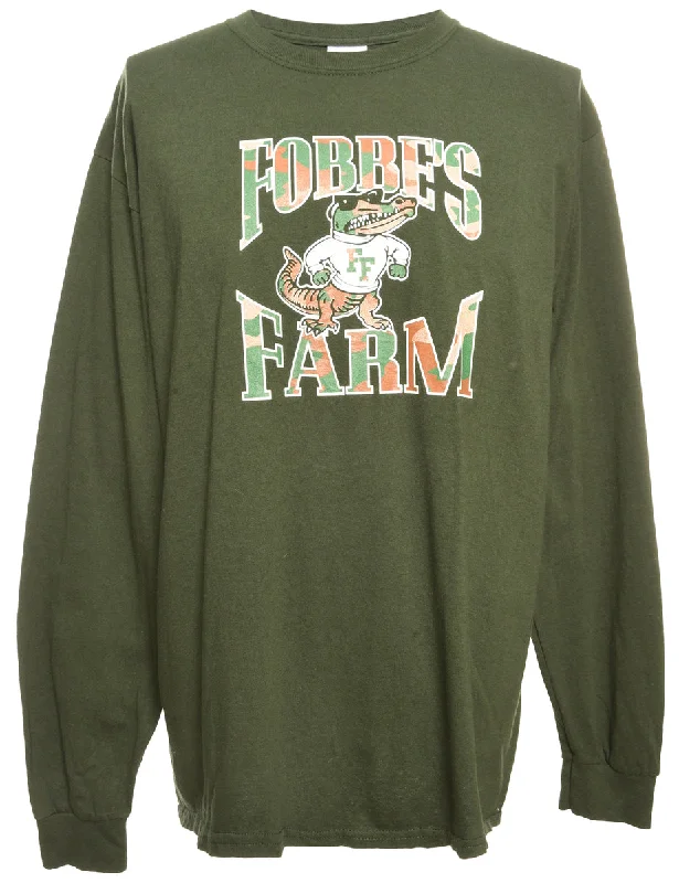 Fobbes Farm Printed T-shirt - L