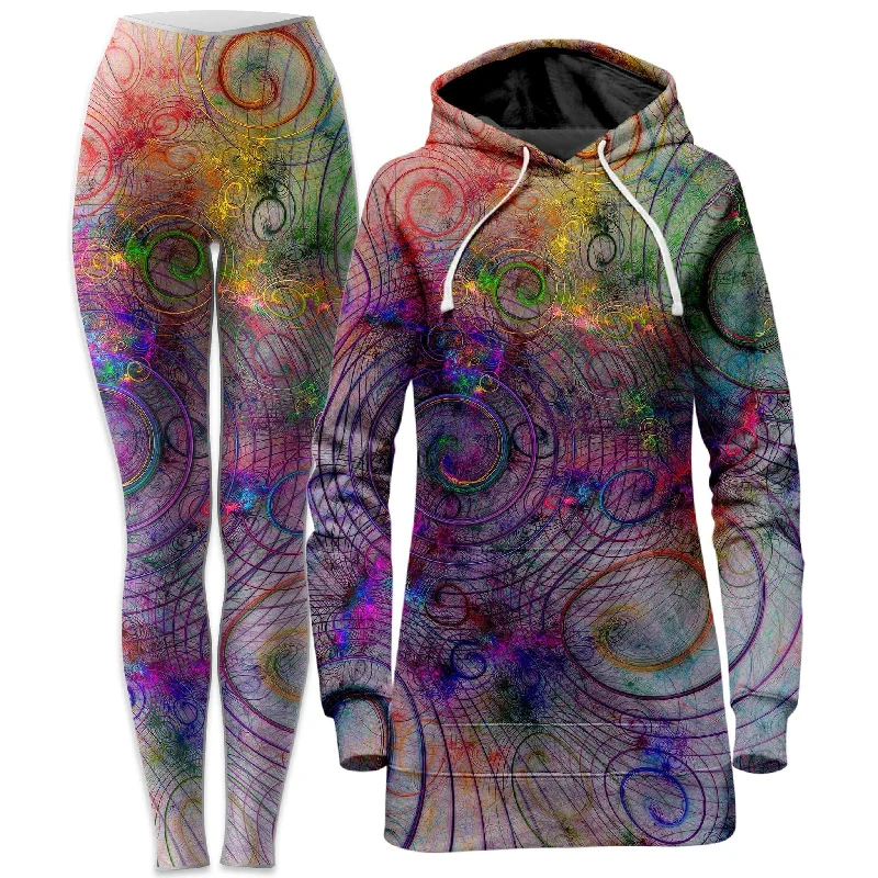 Mental Tweak Hoodie Dress and Leggings Combo