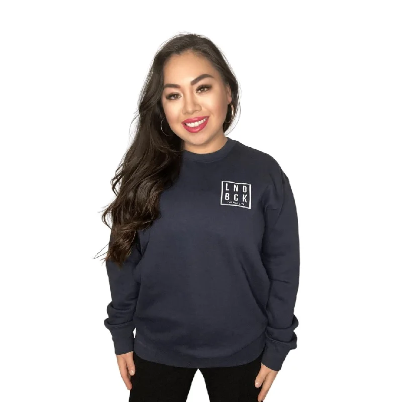 LND BCK Embroidered Crewneck