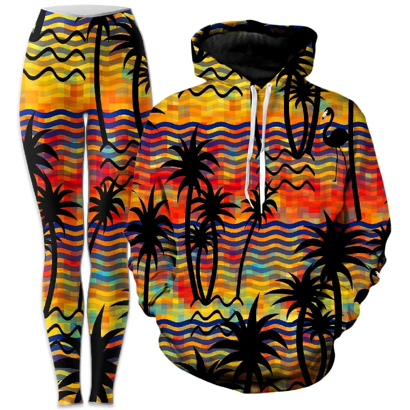 Flamingo Island Hoodie and Leggings Combo