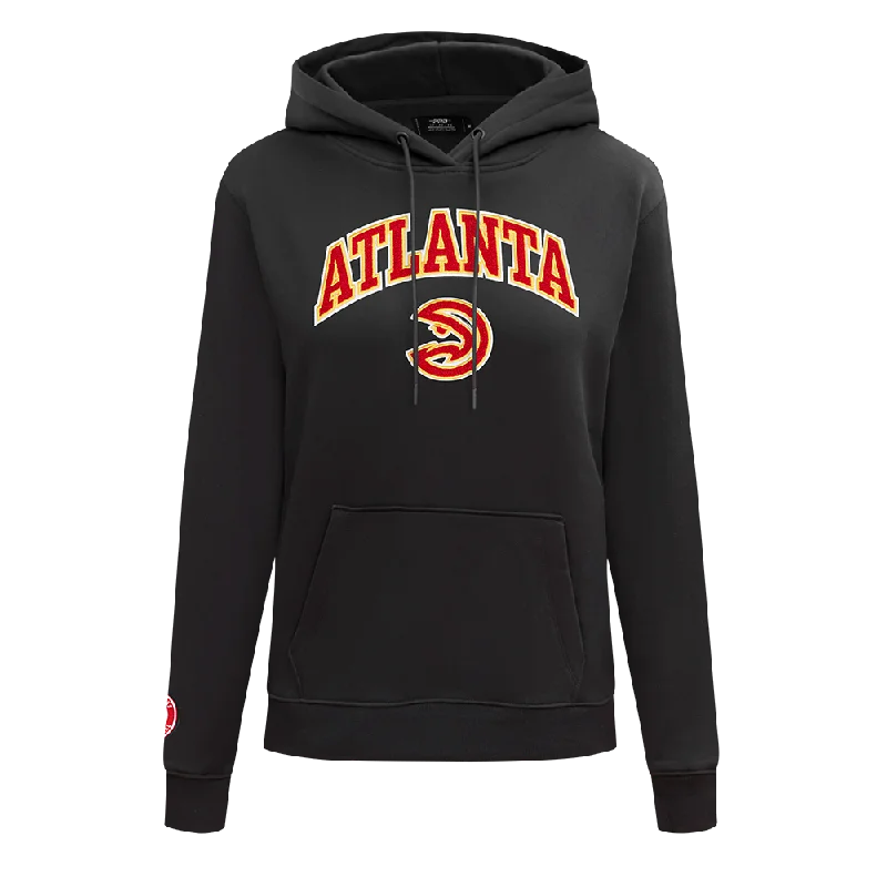 SUDADERA CON GORRO NBA ATLANTA HAWKS CLASSIC ESSENTIALS PARA MUJER