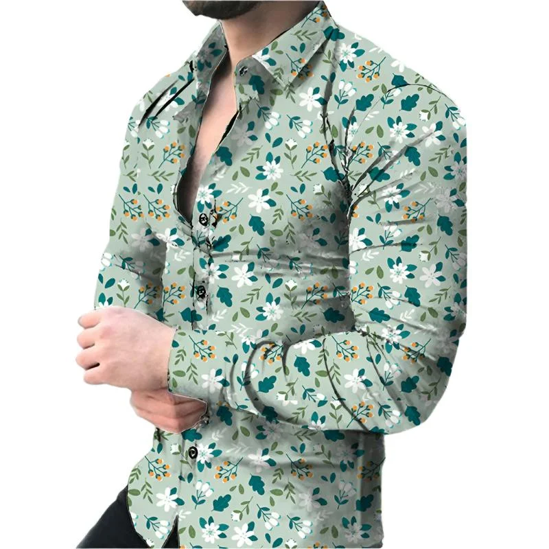 Men's  Sleeved Large Floral Shirt