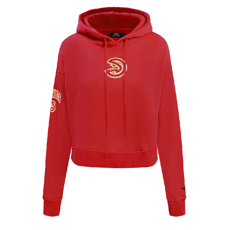 SUDADERA CON GORRO NBA ATLANTA HAWKS CLASSIC ESSENTIALS PARA MUJER