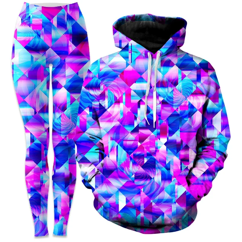 Blossom Trippy Hoodie and Leggings Combo