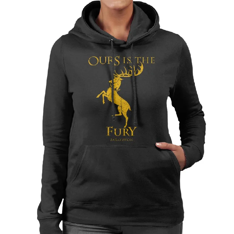 Game Of Thrones Baratheon Ours Is The Fury Women's Hooded Sweatshirt