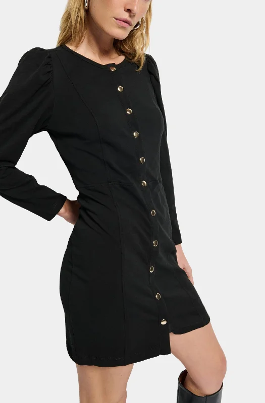 Rae Placket Front Dress