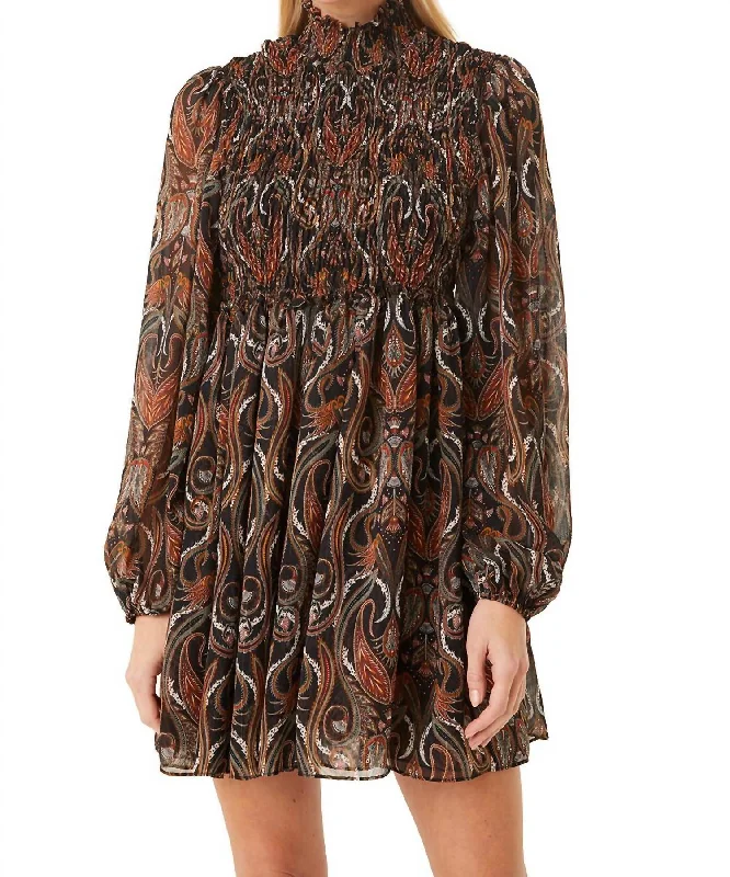 Jessa Dress In Spartina Paisley