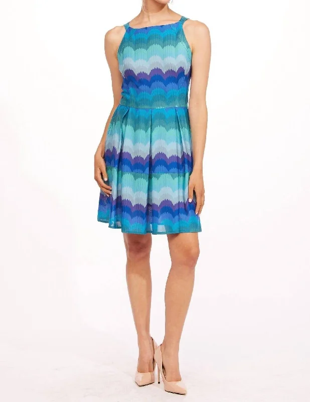 Chloe Dress In Sea Holly