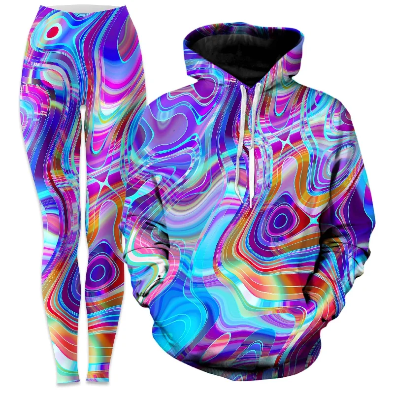 Aqua Realm Hoodie and Leggings Combo