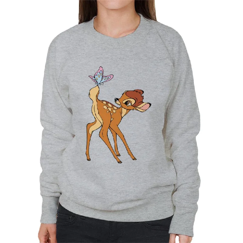 Disney Bambi Butterfly On Tail Women's Sweatshirt