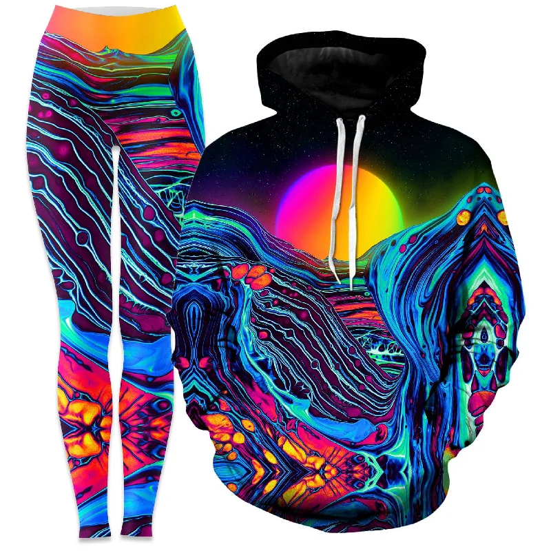 Dose of Sunset Hoodie and Leggings Combo