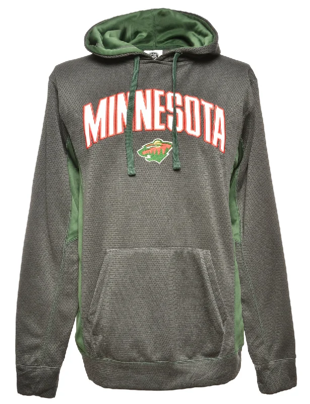 NHL Minnesota Hooded Sports Sweatshirt - L