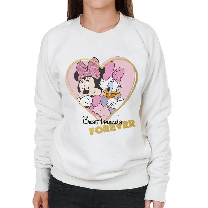 Disney Minnie Mouse And Daisy Duck Best Friends Forever Women's Sweatshirt