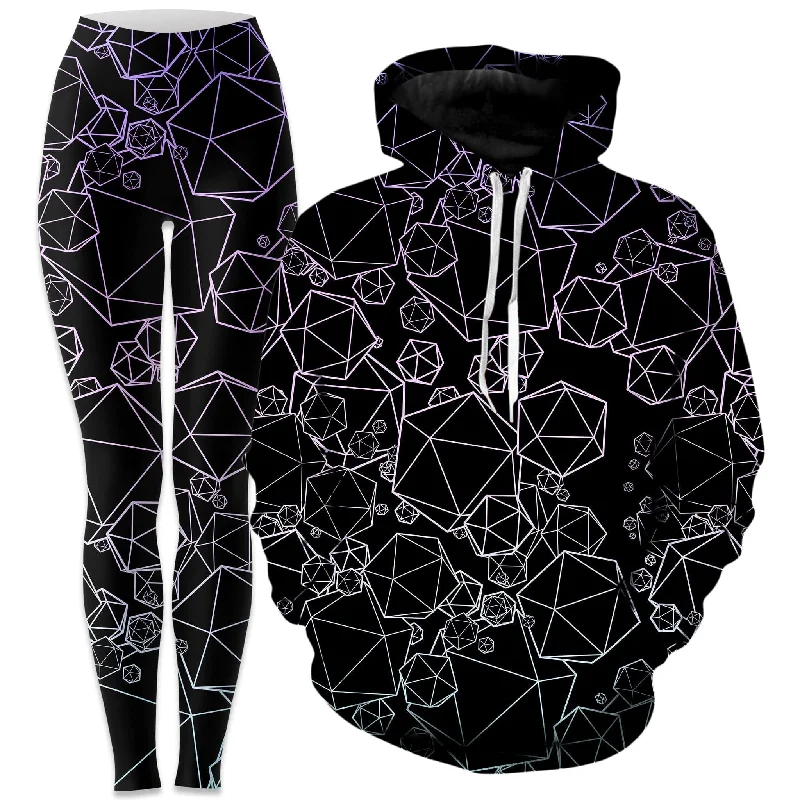 Icosahedron Madness Cold Hoodie and Leggings Combo