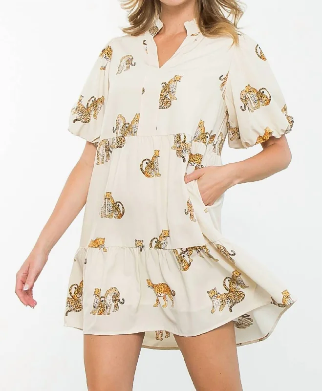 Easy Tiger Dress In White