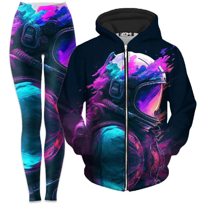 Lightyears Away Zip-Up Hoodie and Leggings Combo