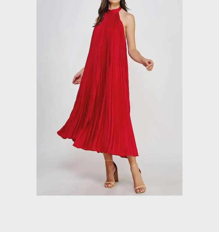 My Desire Midi Dress In Red