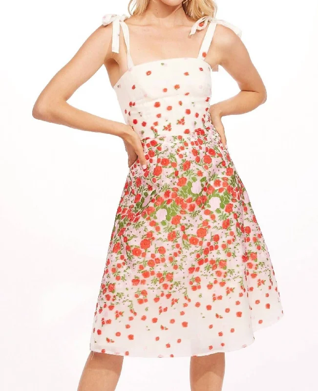 Jessamine Dress In Petal Field