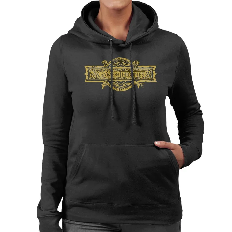 Game Of Thrones Opening Scene Logo Women's Hooded Sweatshirt