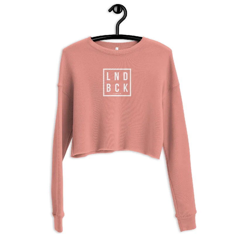 LND BCK Pastel Crop Sweatshirt