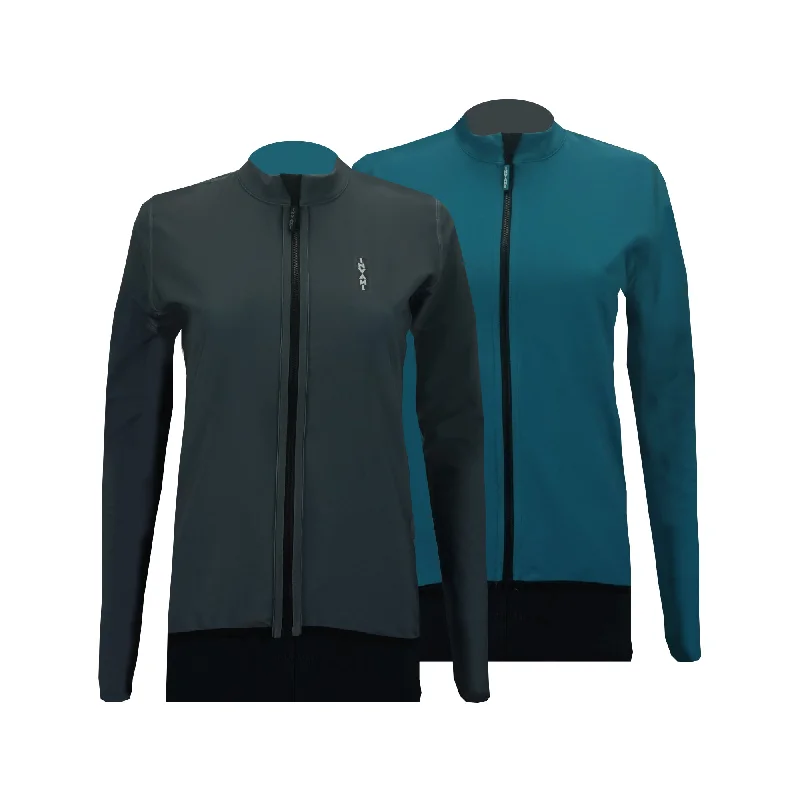 Reversible Long Sleeve Jersey: Grey / Teal (Women's)