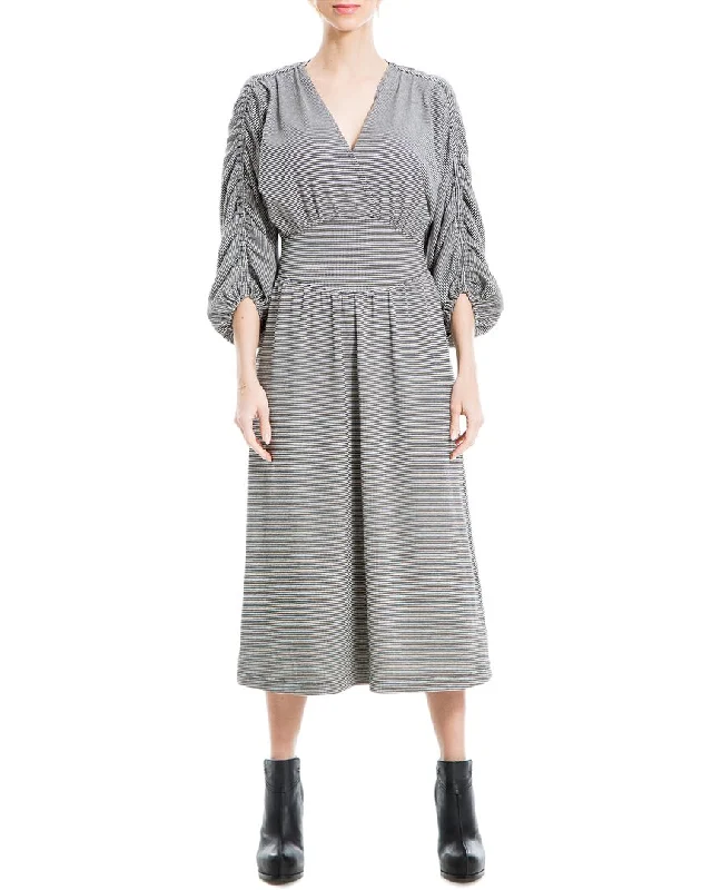 Max Studio Textured Midi Dress