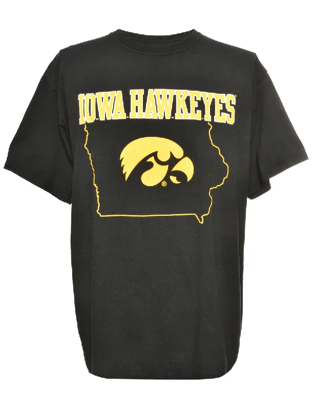 IOWA HAWKEYES Sports T-shirt - L