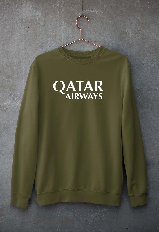 Qatar Airways Unisex Sweatshirt for Men/Women