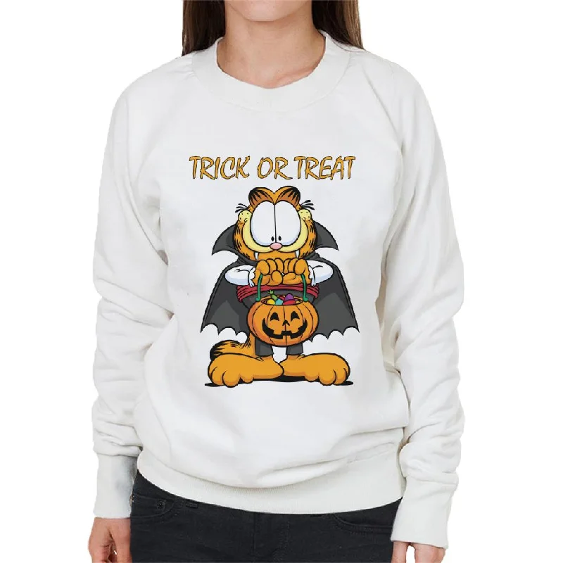 Garfield Halloween Trick Or Treat Women's Sweatshirt