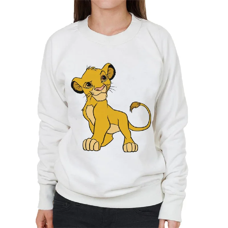 Disney Smiling Simba The Lion King Women's Sweatshirt