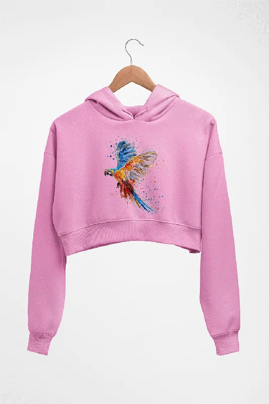 Parrot Crop HOODIE FOR WOMEN