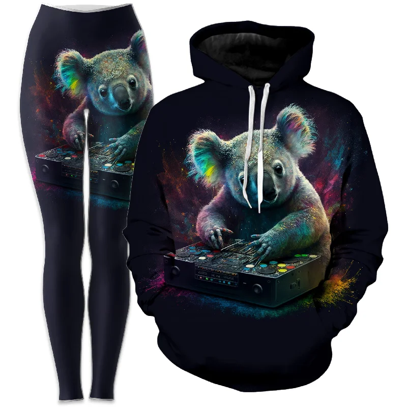 Koala Remix Hoodie and Leggings Combo