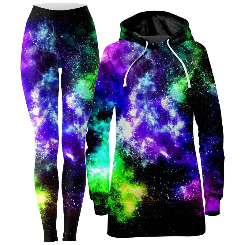 Kryptonite Flow Hoodie Dress and Leggings Combo JTT