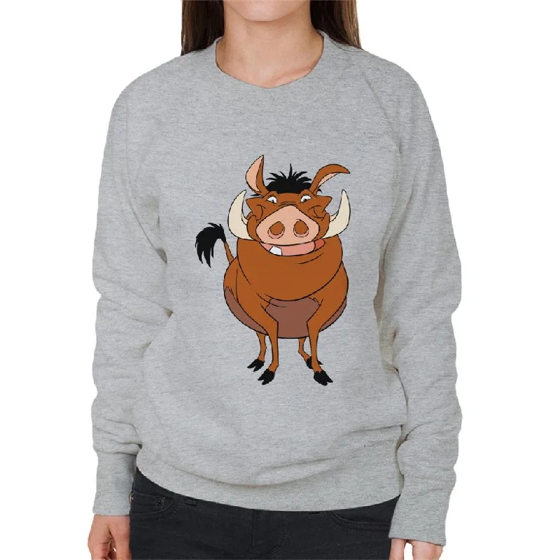 Disney Pumbaa Smile The Lion King Women's Sweatshirt