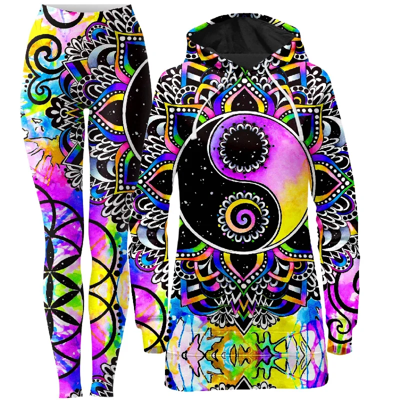 Magical Balance Hoodie Dress and Leggings Combo