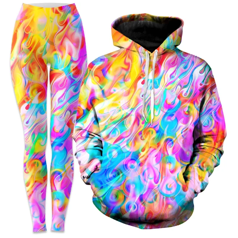 Blissful Drip Hoodie and Leggings Combo