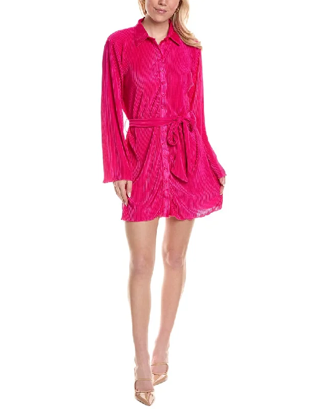 Colette Rose Pleated Mini Dress