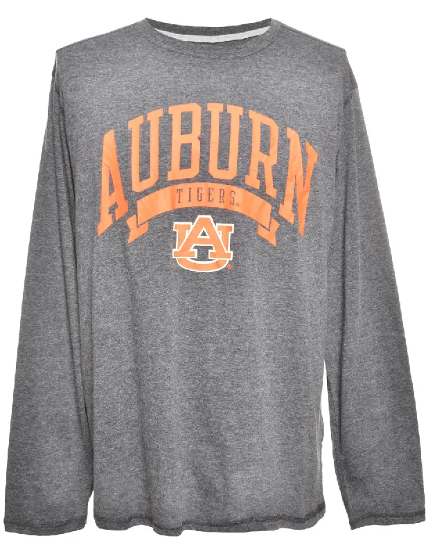 Auburn Tigers Football Grey Champion Sports T-shirt - L