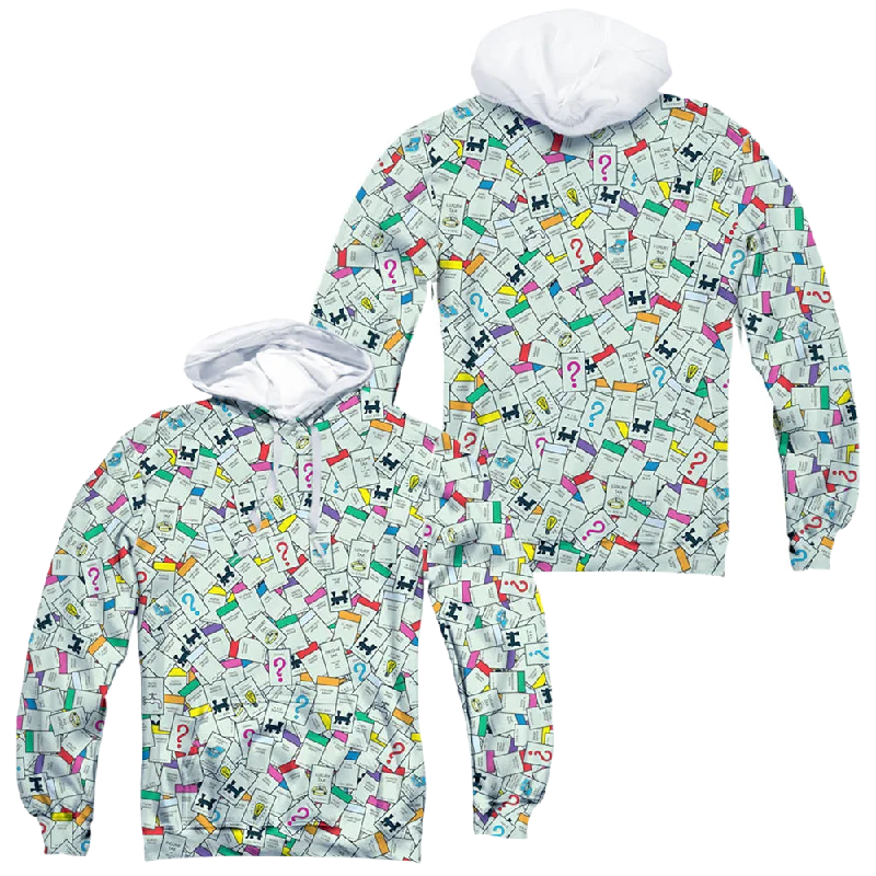 Hasbro Monopoly Property Spaces (Front/Back Print) - All-Over Print Pullover Hoodie