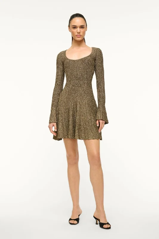 RAQUEL DRESS | METALLIC GOLD