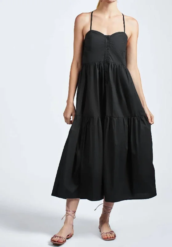 Leora Dress In Black